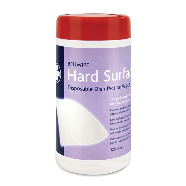 Picture of Hard Surface Drum of 125 Disinfectant Wipes