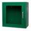 Picture of Green Indoor AED Cabinet with Alarm