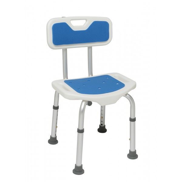 Picture of Blue Seat with Backrest