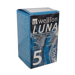 Picture of Wellion Luna Cholesterol Test Strips x5