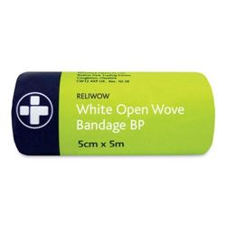 Picture of Reliwow Open Wove Bandage BP 5cm x 5m