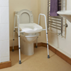 Picture of Toilet Frame Height Adjustable With Seat