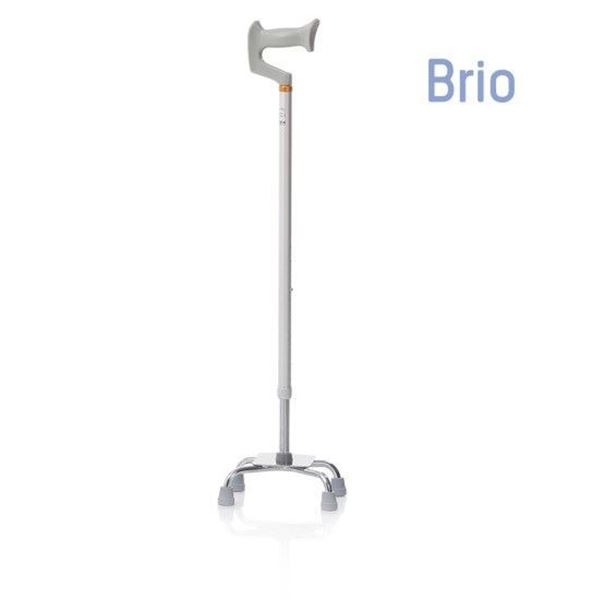 Picture of Quadpode in anodized aluminum with anti-brachial support – Brio Series