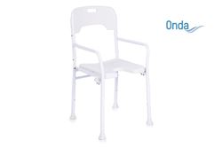 Picture of Shower chair with U-shaped seat – Folding – Height adjustable – Onda Series