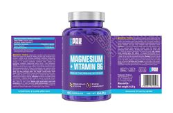 Picture of 6PAK Magnesium + Vitamin B6 90cap