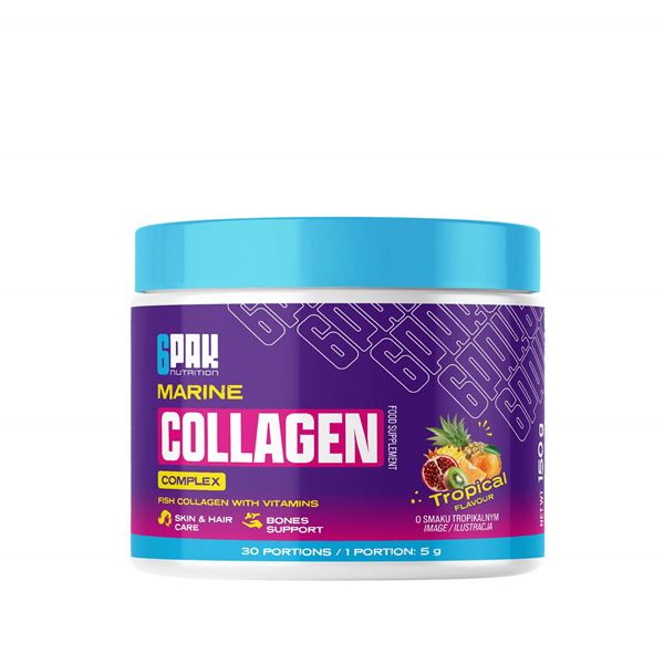 Picture of 6PAK Marine Collagen Complex 150g Jar Tropical