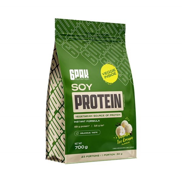 Picture of 6PAK Soy Protein 700g Vanilla Ice Cream