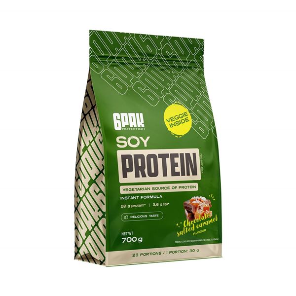 Picture of 6PAK Soy Protein 700g Chocolate-Salted Caramel
